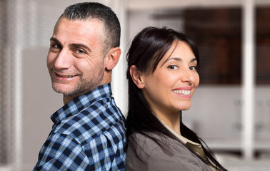 beautiful happy couple