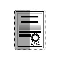 Diploma education certification icon vector illustration graphic design