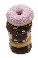donuts isolated on background white