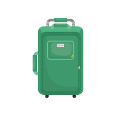 Travel suitcase isolated icon vector illustration graphic design