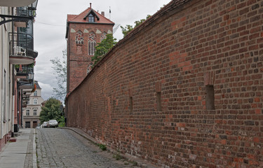 Polish city of Torun-streets