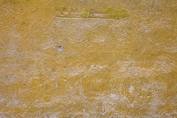Texture of an old Yellow Wall