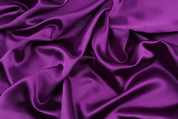 Purple silk fabric
