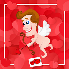 Love cupid Valentine s Day