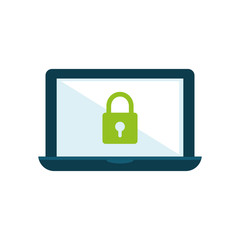 Technology security system icon vector illustration graphic design