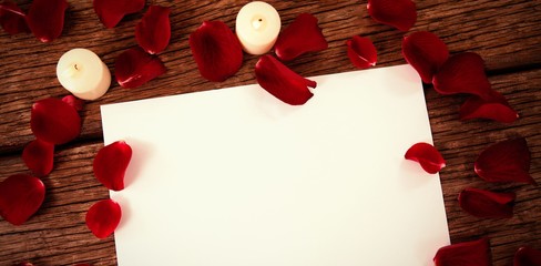 petals and candles