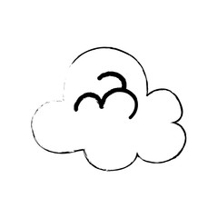 Cloud computing technology icon vector illustration graphic design