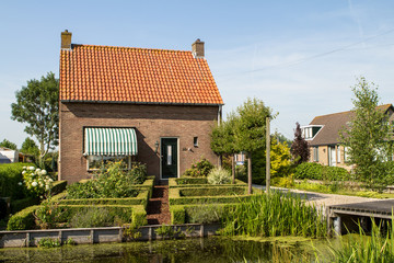 Traditional village house in Holland