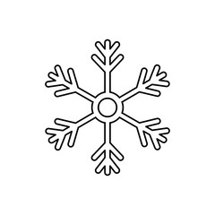 Snowflake winter symbol icon vector illustration graphic design