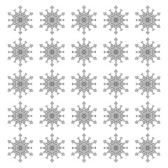 Snowflake winter symbol icon vector illustration graphic design