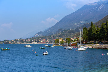 view of the famous  Lake Garda