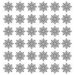 Snowflake winter symbol icon vector illustration graphic design