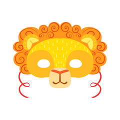 Lion Animal Head Mask, Kids Carnival Disguise Costume Element