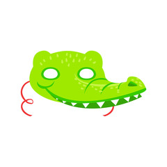 Naklejka premium Crocodile Animal Head Mask, Kids Carnival Disguise Costume Element