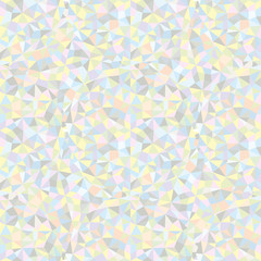 Abstract seamless pattern. Geometric backdrop. Polygonal crystal texture. Triangular texture.