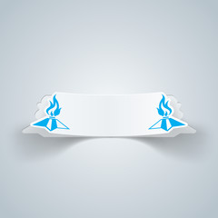 Eternal flame icon. May 9 - Victory Day