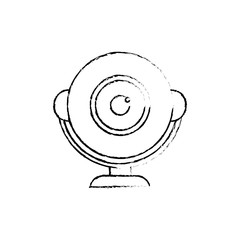 Webcam computer device icon vector illustration graphic design