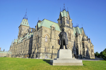 The Parliament of Canada seated at Parliament Hill in the national capital, Ottawa, Ontario



