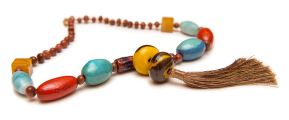 Elegant jewellery isolated on the white background