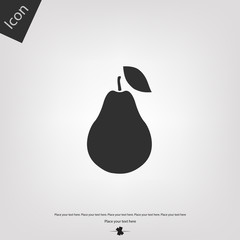 Pear vector icon