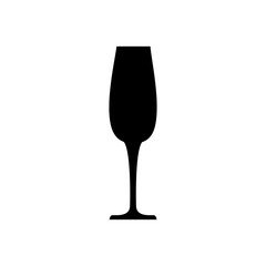 Champagne glass cup icon vector illustration graphic design
