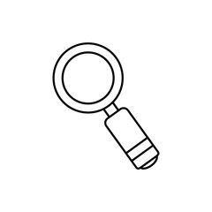 Magnifying glass lupe icon vector illustration graphic design