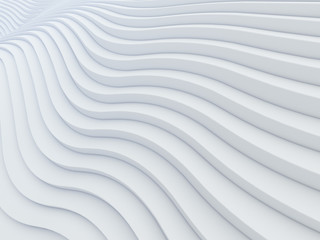 Rendu 3d de surface de fond abstrait de bande de vague