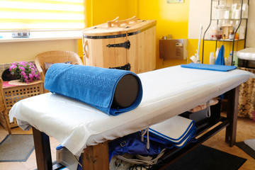 Interior of massage room