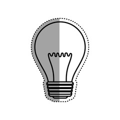 Bulb light energy icon vector illustration graphic design