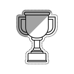 Cup trophy championship icon vector illustration graphic design