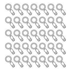 Magnifying glass lupe icon vector illustration graphic design