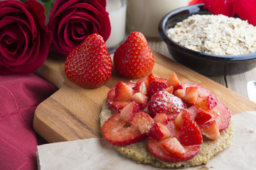Pancake of oats for special day