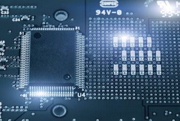 printed computer circuit board