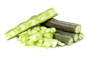 moringa isolated on a white background