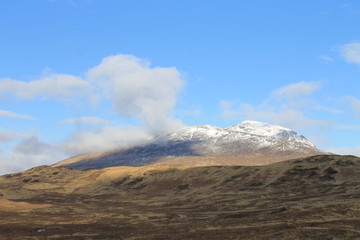 Mountain with Cloud