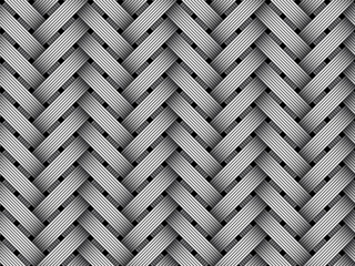 Vector woven fiber seamless pattern - 135242156