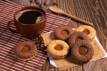 Coffee with cookies