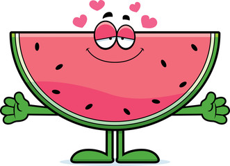 Cartoon Watermelon Hug