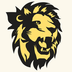 Obraz premium Lion logo. vector
