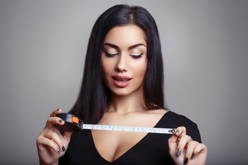 Woman Measuring Penis