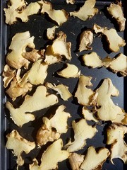California sun-dried Ginger processes