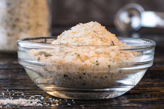 Garlic Salt in an Ingredient Bowl