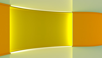 Studio Perfect Backdrop For Any Green Screen Chromakey Production Yellow Background Bright Studio Perfect Backdrop For Any Green Screen Chromakey Production Yellow Background Bright