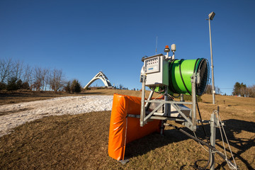 Obraz premium winterberg germany skiing resort winter sun