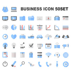 Business Flat Icon Set