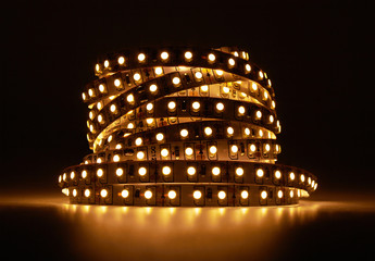 Diode strip. Led lights tape