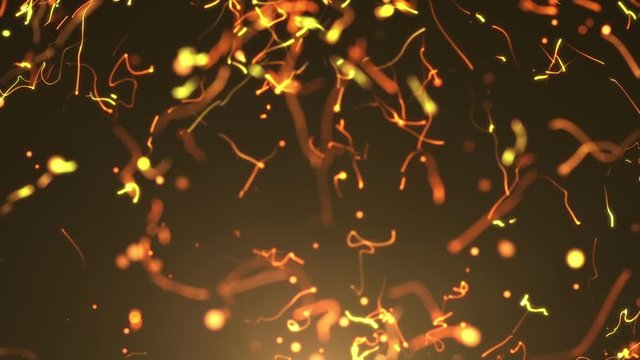 High Definition abstract CGI motion backgrounds. Backdrops bokeh orb like particles