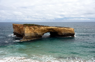 London Arch (formerly London Bridge) is an offshore natural arch formation in the Port Campbell National Park, Australia. The arch is a significant tourist attraction along the Great Ocean Road.