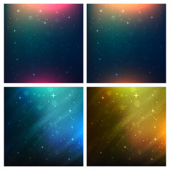 Space Background Vector