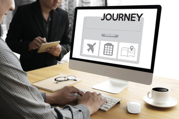 touch Online holiday reservation booking interface to go trip jo